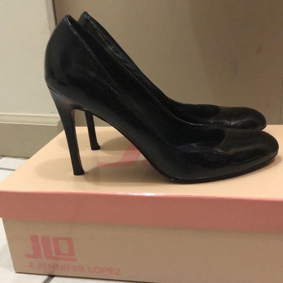 JLo Patent Leather Black Heels - Picture 5 of 6